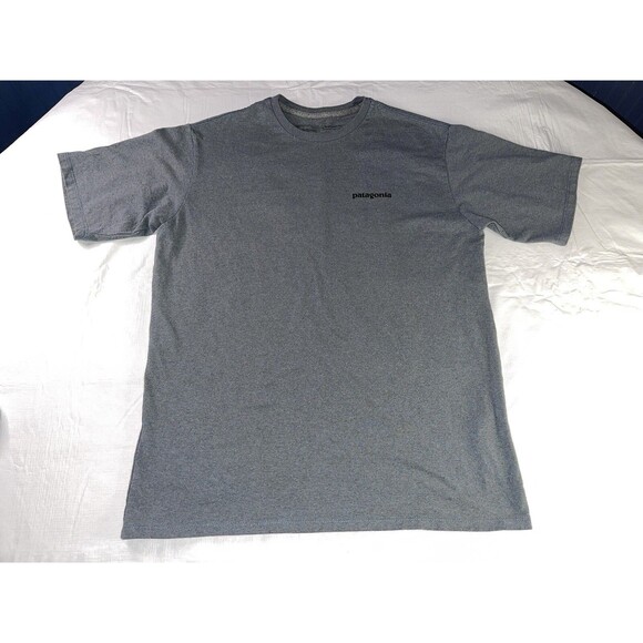 Patagonia Other - Men's Patagonia P-6 Logo Resonsibili-Tee Size Small Plume Grey Style #38504